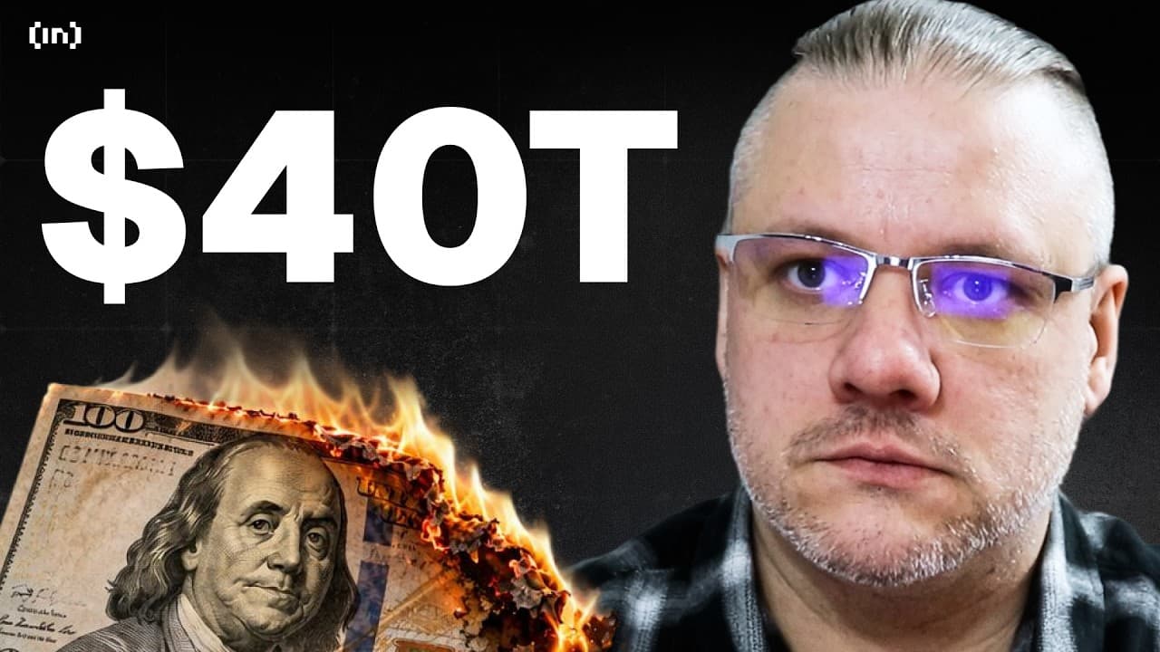US Debt Hit $40 Trillion — So Why Is Bitcoin Still Down?