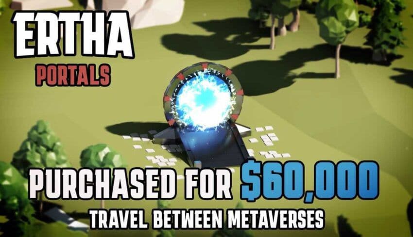 Ertha&#8217;nın Inter-Metaverse Portal NFT&#8217;leri 60.000 Dolara Satın Alındı