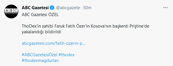 faruk fatih özer thodex kripto para