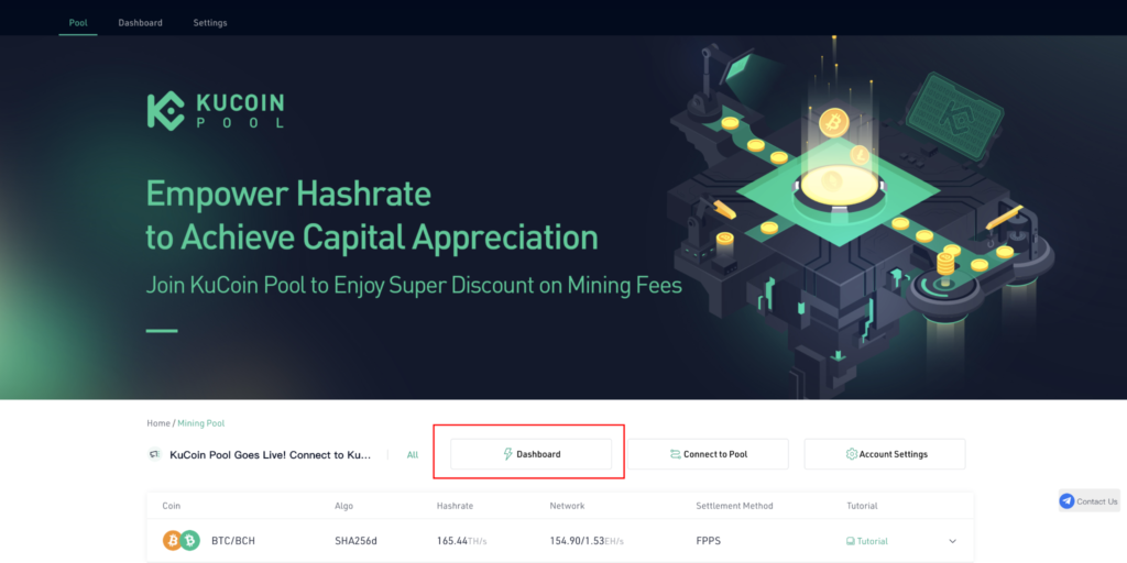 kucoin pool