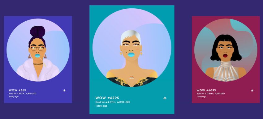 başarılı nft world of women