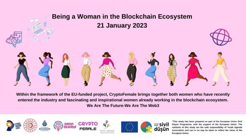Avrupa Birliği Sivil Düşün Desteği ile &#8220;Blockchain Ekosisteminde Kadın Olmak&#8221; Projesi