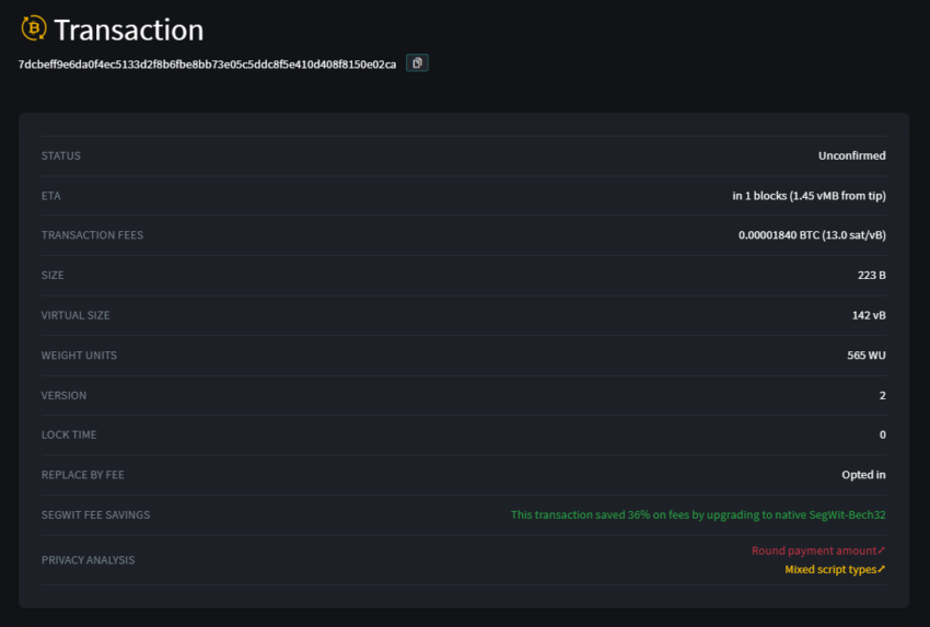 bitcoin btc movement